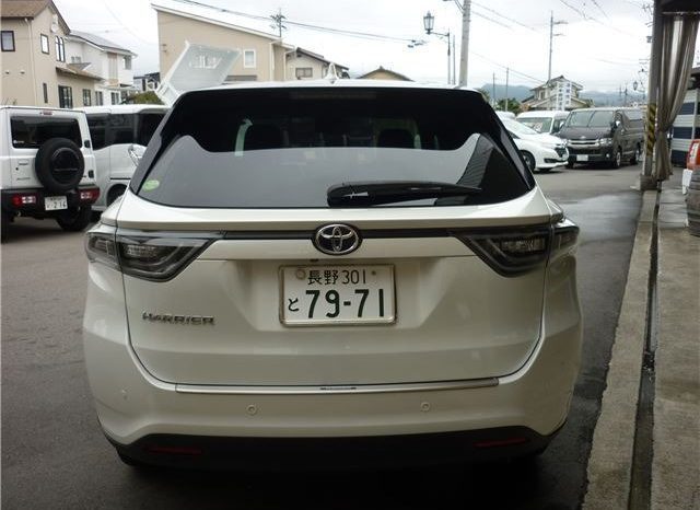 Toyota Harrier Premium Advanced 2014 full