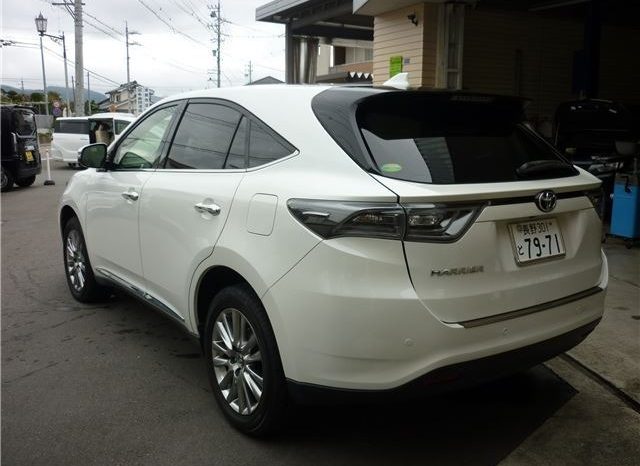 Toyota Harrier Premium Advanced 2014 full