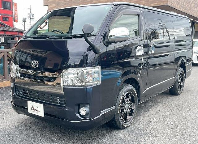 TOYOTA HIACE VAN SUPER GL DARK PRIME 2017 full