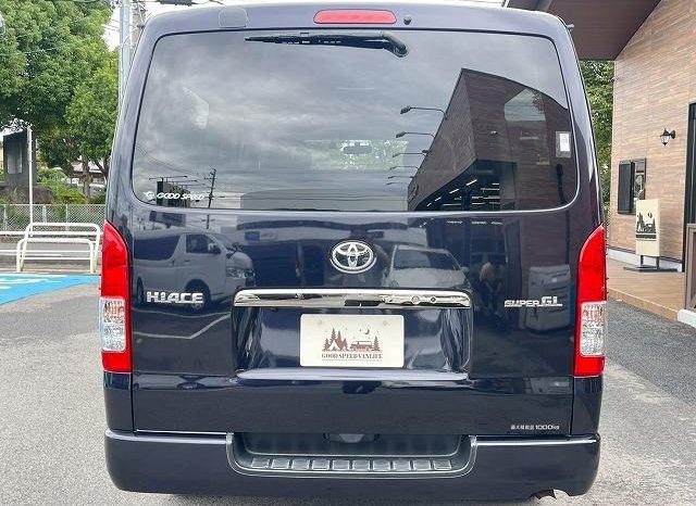 TOYOTA HIACE VAN SUPER GL DARK PRIME 2017 full