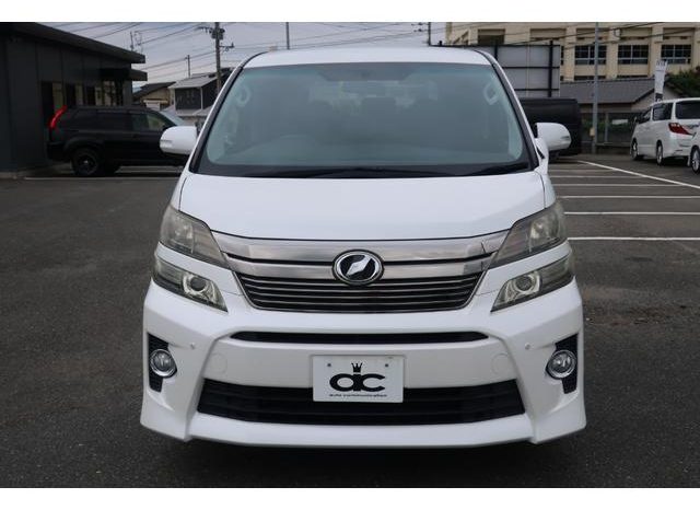TOYOTA VELLFIRE 2.4Z 2012 full