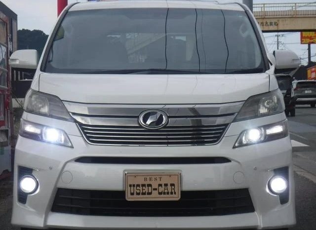 TOYOTA VELLFIRE 2.4Z 2012 full