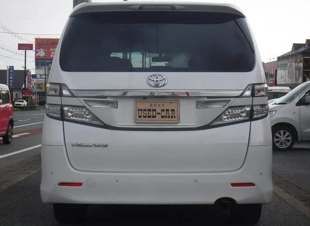 TOYOTA VELLFIRE 2.4Z 2012 full