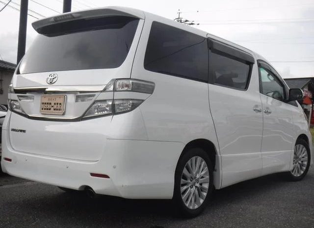 TOYOTA VELLFIRE 2.4Z 2012 full