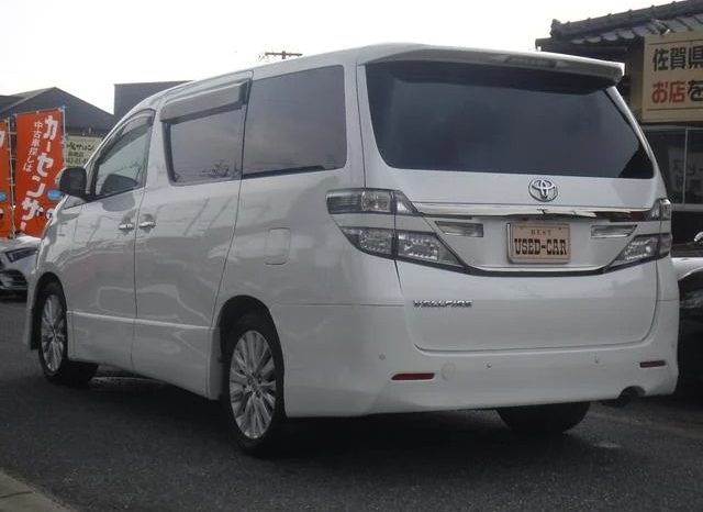 TOYOTA VELLFIRE 2.4Z 2012 full