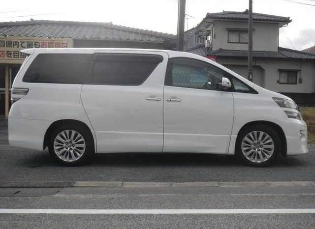 TOYOTA VELLFIRE 2.4Z 2012 full