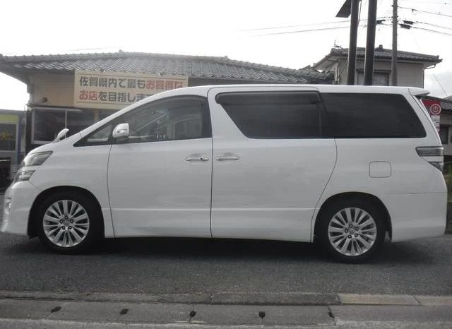 TOYOTA VELLFIRE 2.4Z 2012 full