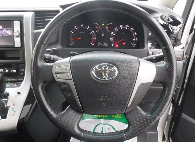 TOYOTA VELLFIRE 2.4Z 2012 full